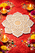 Floral Harmony Rangoli