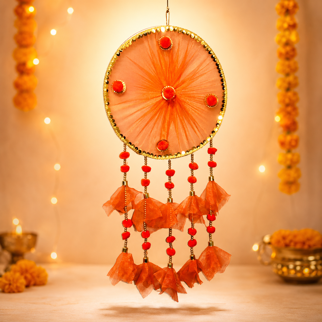 Sunset Bloom Dreamcatcher