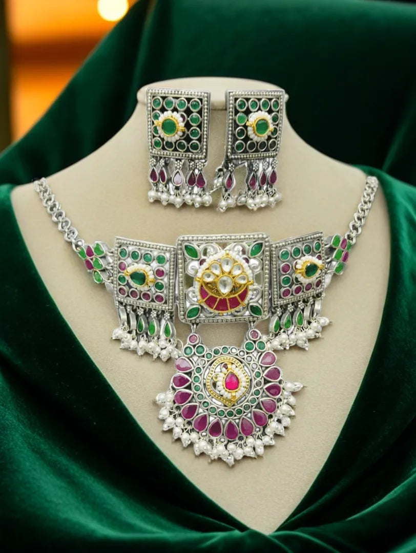 Rajasthani Style Choker Set image 4