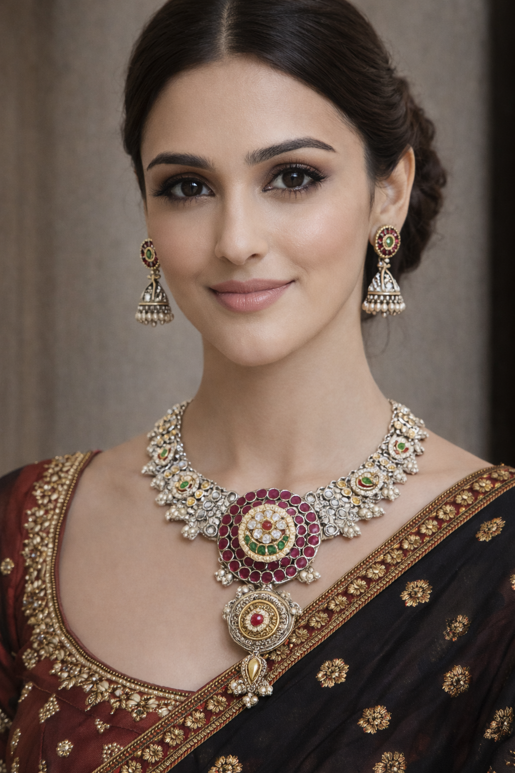 Aadhira Necklace & Earrings Set