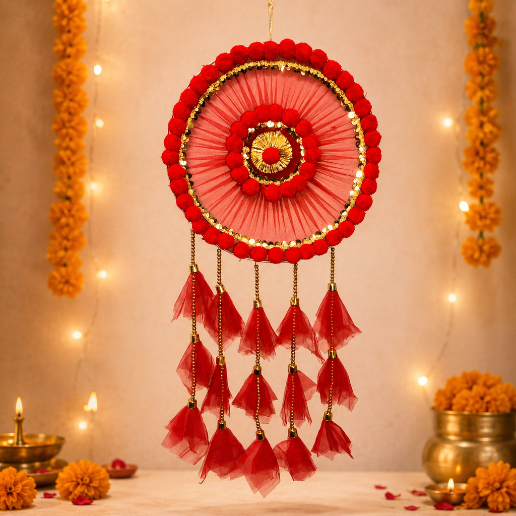 Ruby Radiance Dreamcatcher
