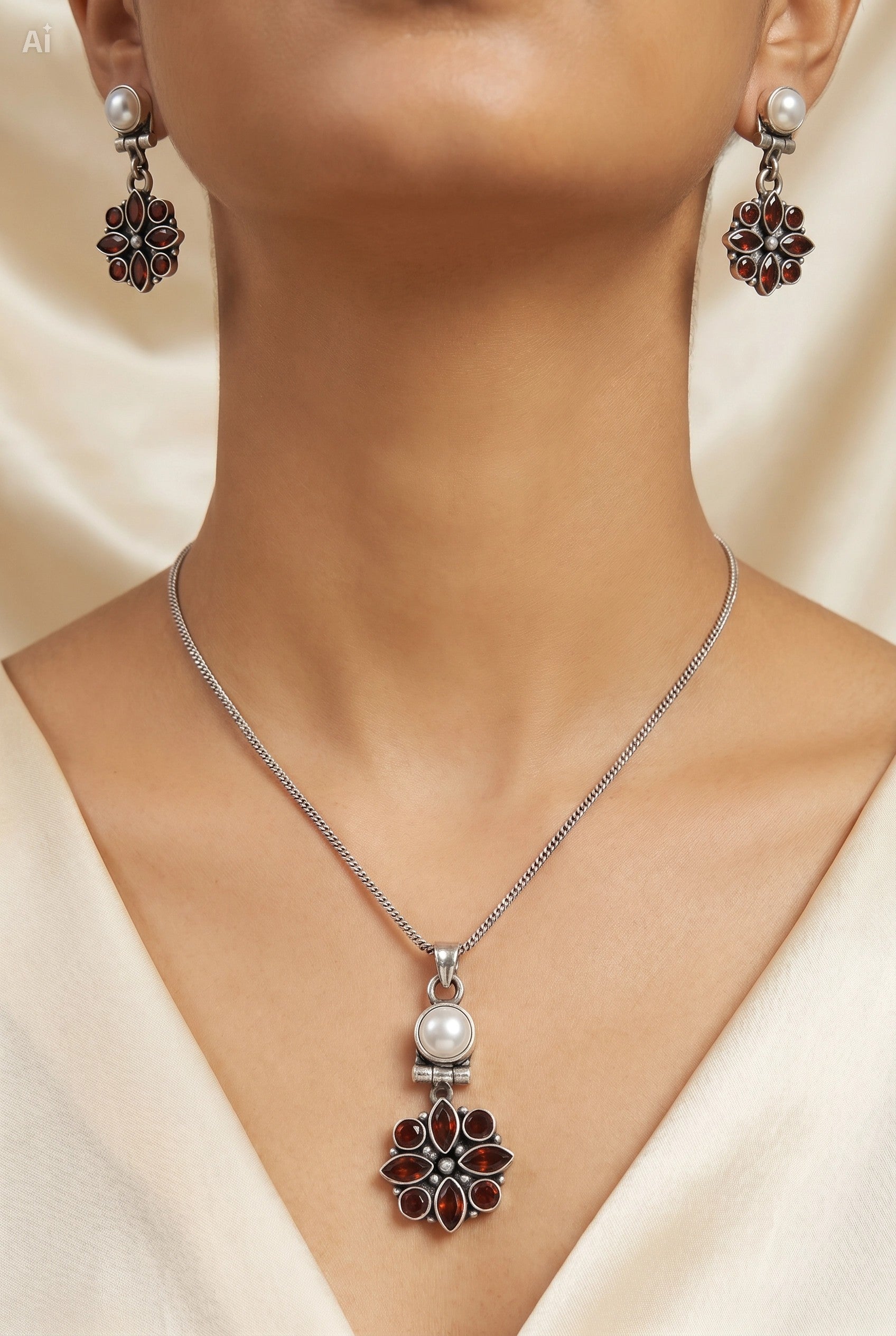 Zaria Petal Pendant