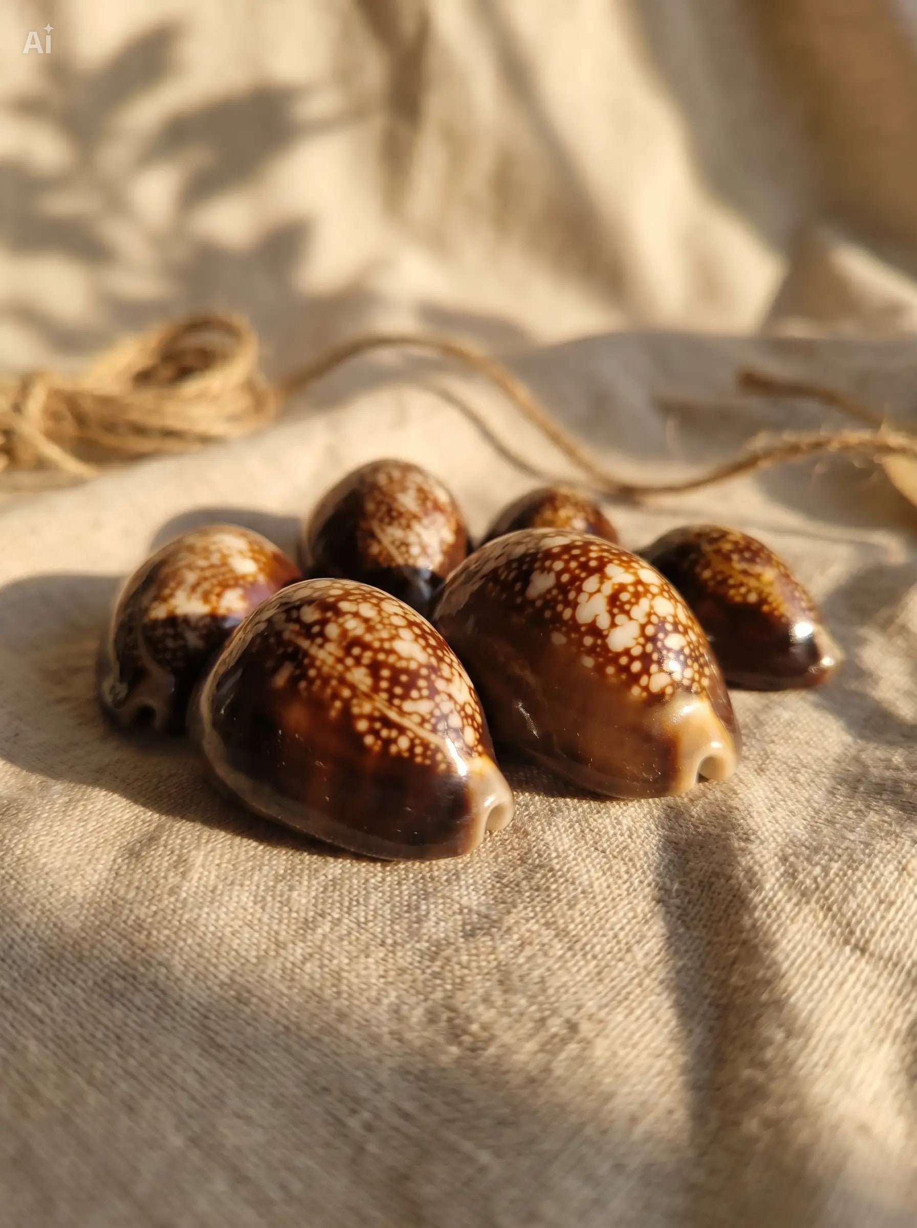 Natural Cowrie Shells (1 Inch) – Pack of 4 | Real Sea Shells for Jewelry Making, Crafts & Home Decor