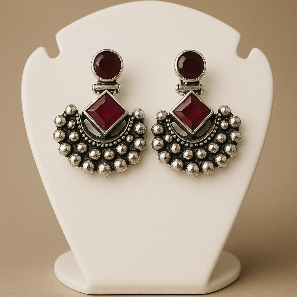 Chand Bali Maroon image 2