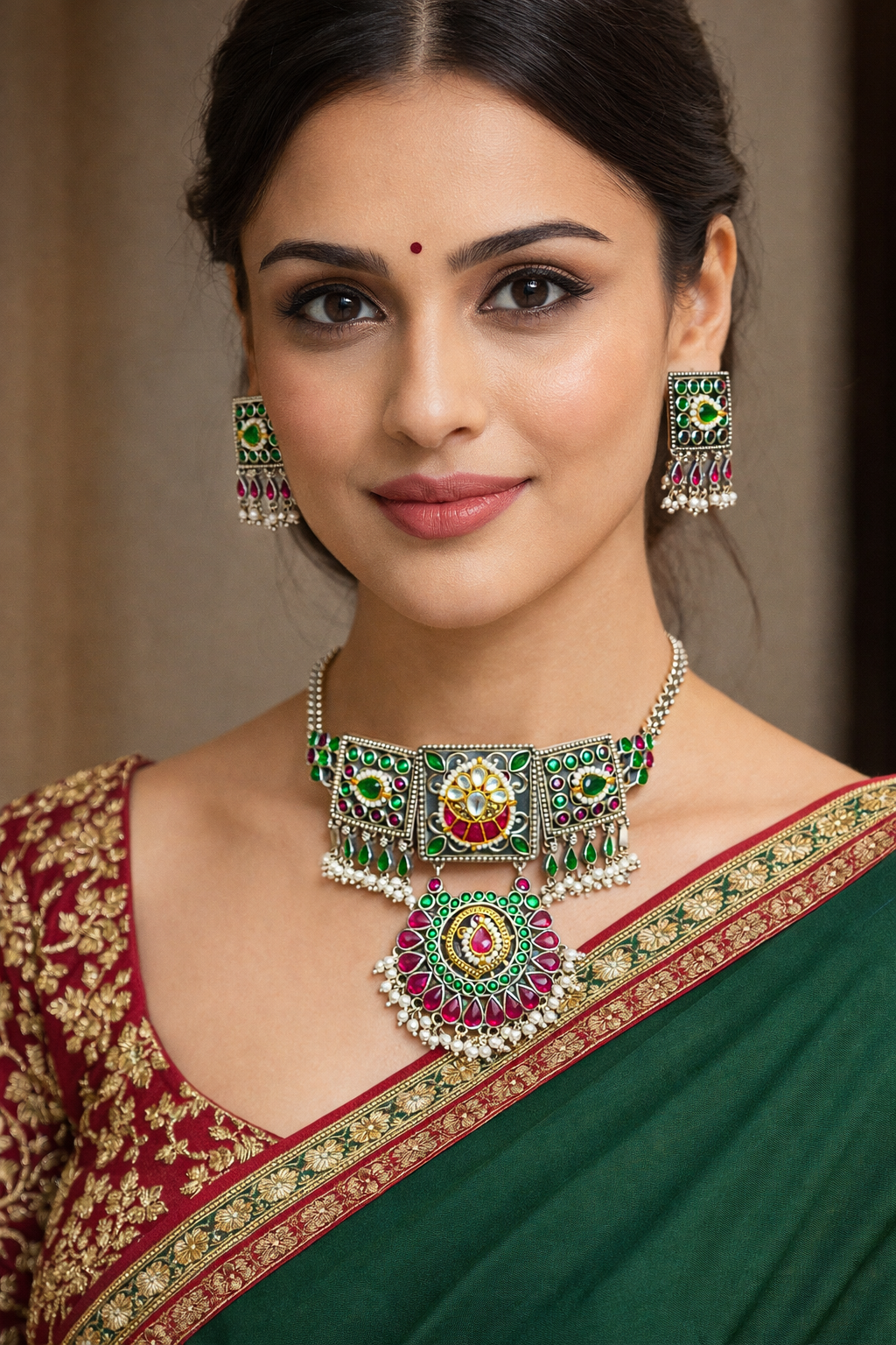 Rajasthani Style Choker Set image 1