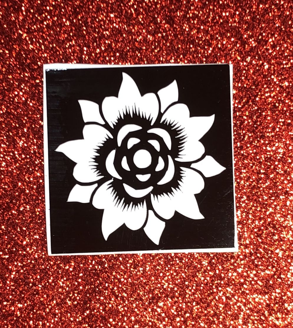 Lotus Grace Mehndi Tattoo Sticker